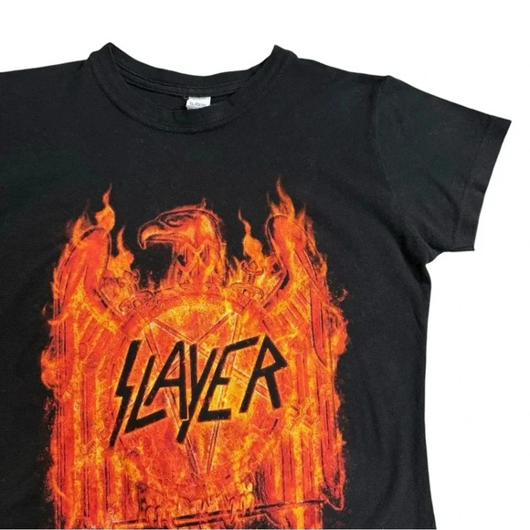 Vintage Slayer Fire Bird Women’s Fit Tee - Picture 4 of 10